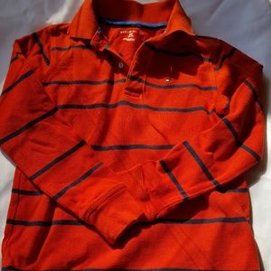 Tommy Hilfiger Boys Cotton Long Sleeve Polo
